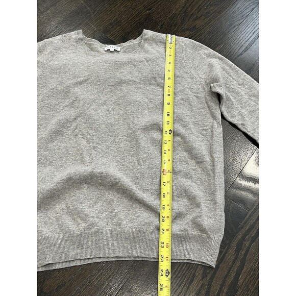 Claudie Pierlot Sweater Women’s 2 Medium Gray Bow Open Back Classic - Picture 6 of 7